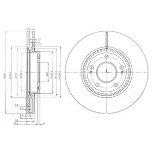 Гальмiвнi диски NIPPARTS арт. BG4011