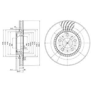 Гальмiвнi диски ABS арт. BG9514