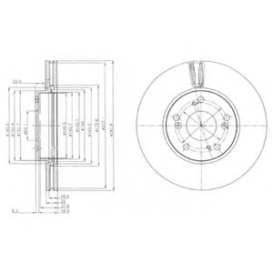 Гальмівний диск TEXTAR арт. BG4119