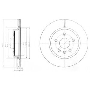 Гальмiвнi диски ABS арт. BG4190