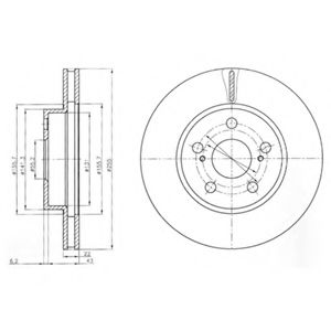 Гальмiвнi диски HERTHBUSSJAKOPARTS арт. BG4269