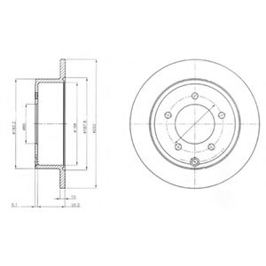 Гальмiвнi диски BLUEPRINT арт. BG4179