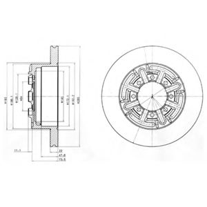 Гальмiвнi диски BOSCH арт. BG4171