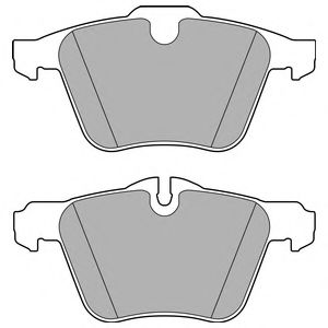 DELPHI JAGUAR колодки гальм. передн. F-Type 3,0 12-, XF 2,0 12- FRICTION MASTER арт. LP2766