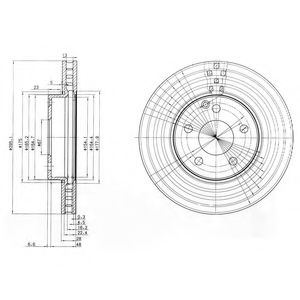 Гальмівний диск BOSCH арт. BG3755C