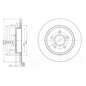 Гальмiвнi диски фарбованi ROADHOUSE арт. BG3897C