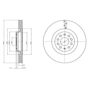 Гальмівний диск BOSCH арт. BG9109C