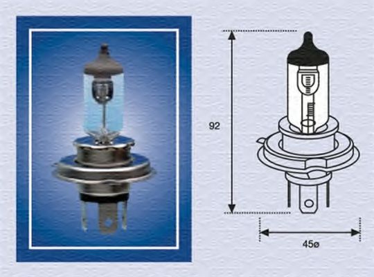 H4 24 Р›Р°РјРїР° СЂРѕР·Р¶Р°СЂСЋРІР°РЅРЅСЏ (H4 24V 70/75W) PHILIPS арт. 002156100000